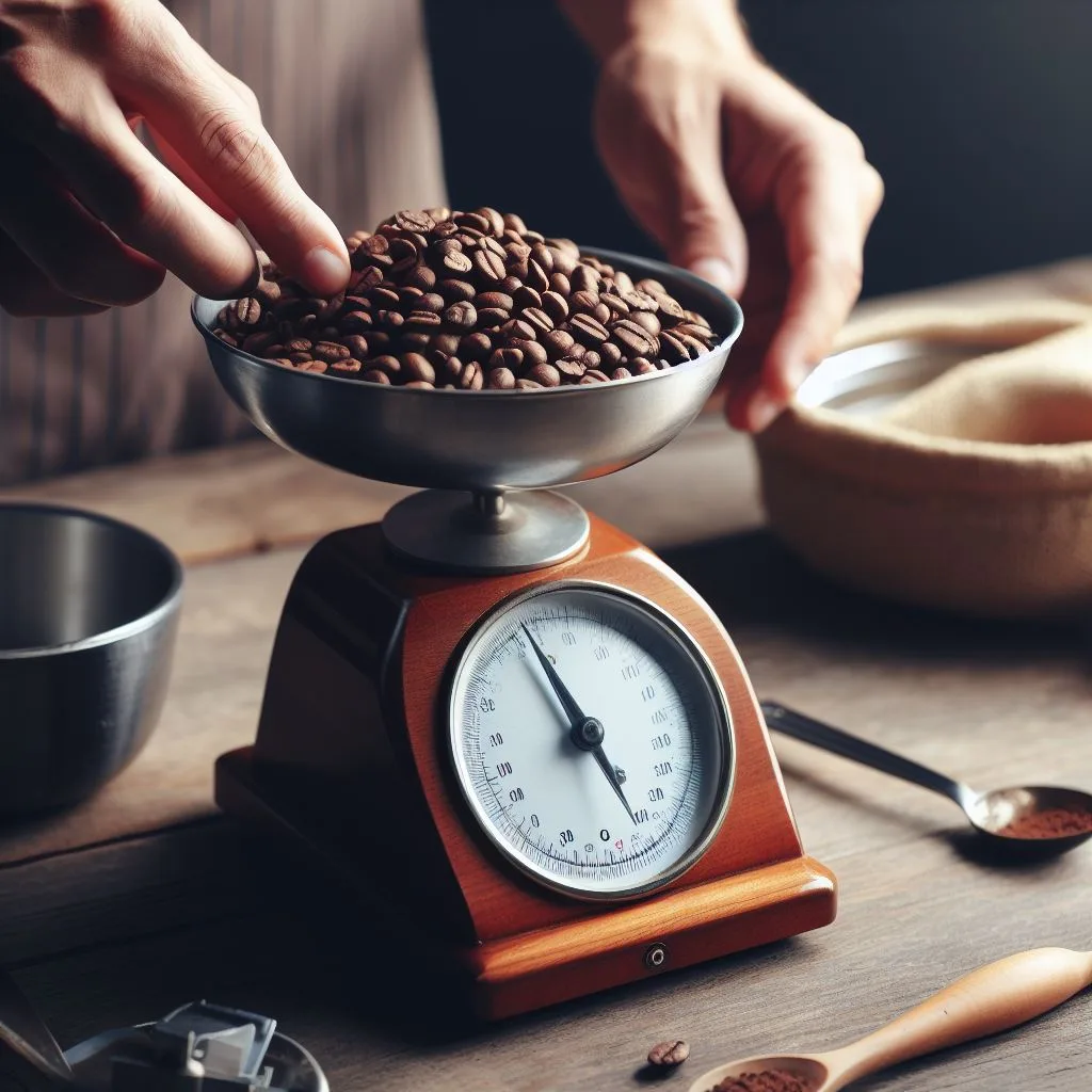 A balança para fazer café: Obrigatório !