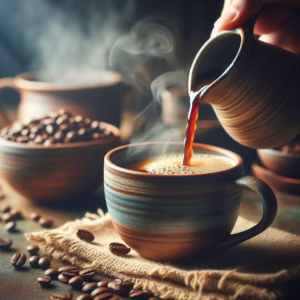 Café coado perfeito